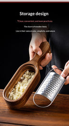 Chef’s Wooden Handheld Grater