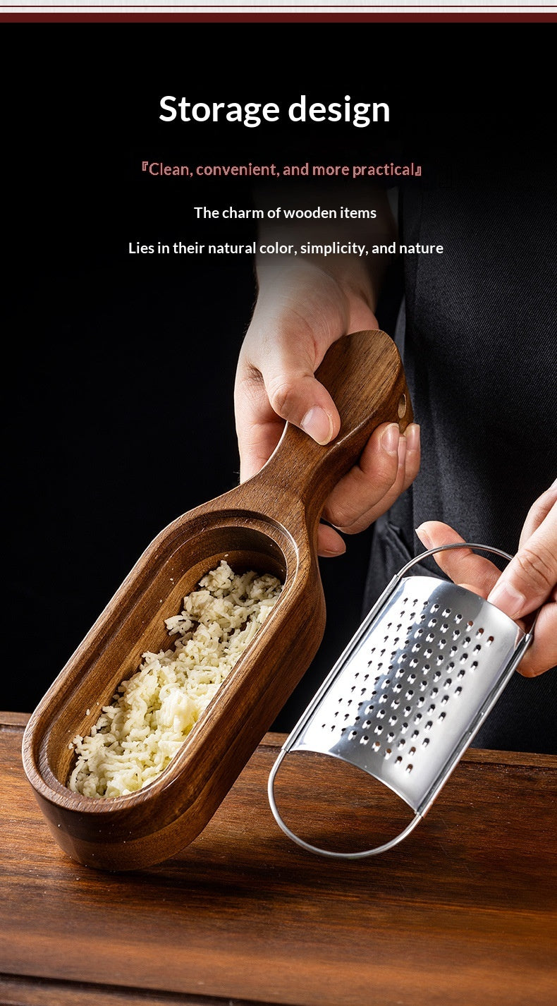 Chef’s Wooden Handheld Grater