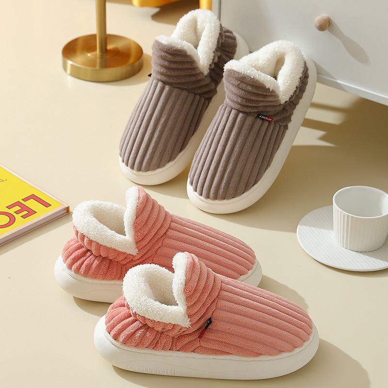 Ultra-Cozy Plush Lined House Slippers