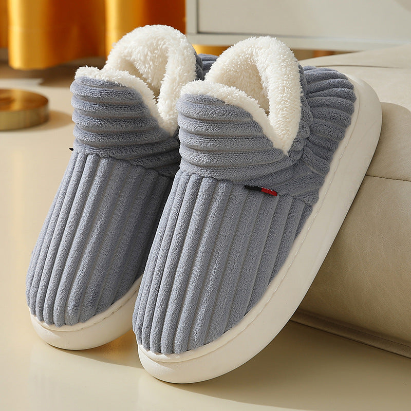 Ultra-Cozy Plush Lined House Slippers