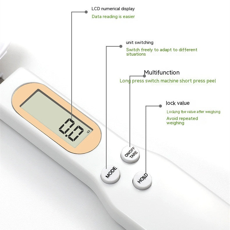 Digital Measuring Spoon Scale with LCD Display
