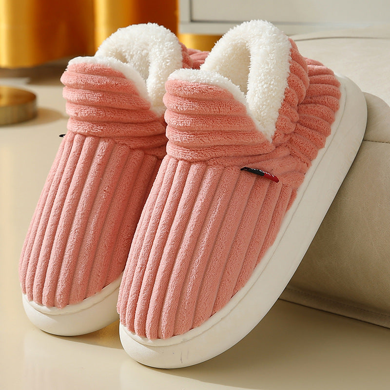 Ultra-Cozy Plush Lined House Slippers