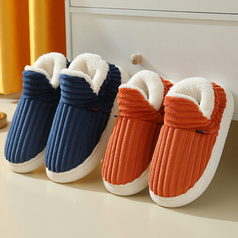 Ultra-Cozy Plush Lined House Slippers